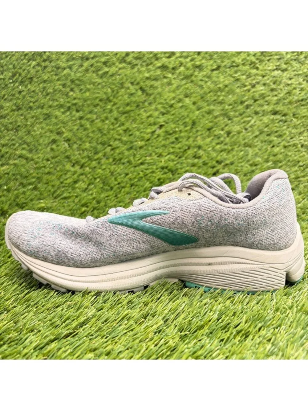 Brooks Anthem 2 Women Size 6.5 Gray Blue Athletic Running Walking Shoes Sneakers